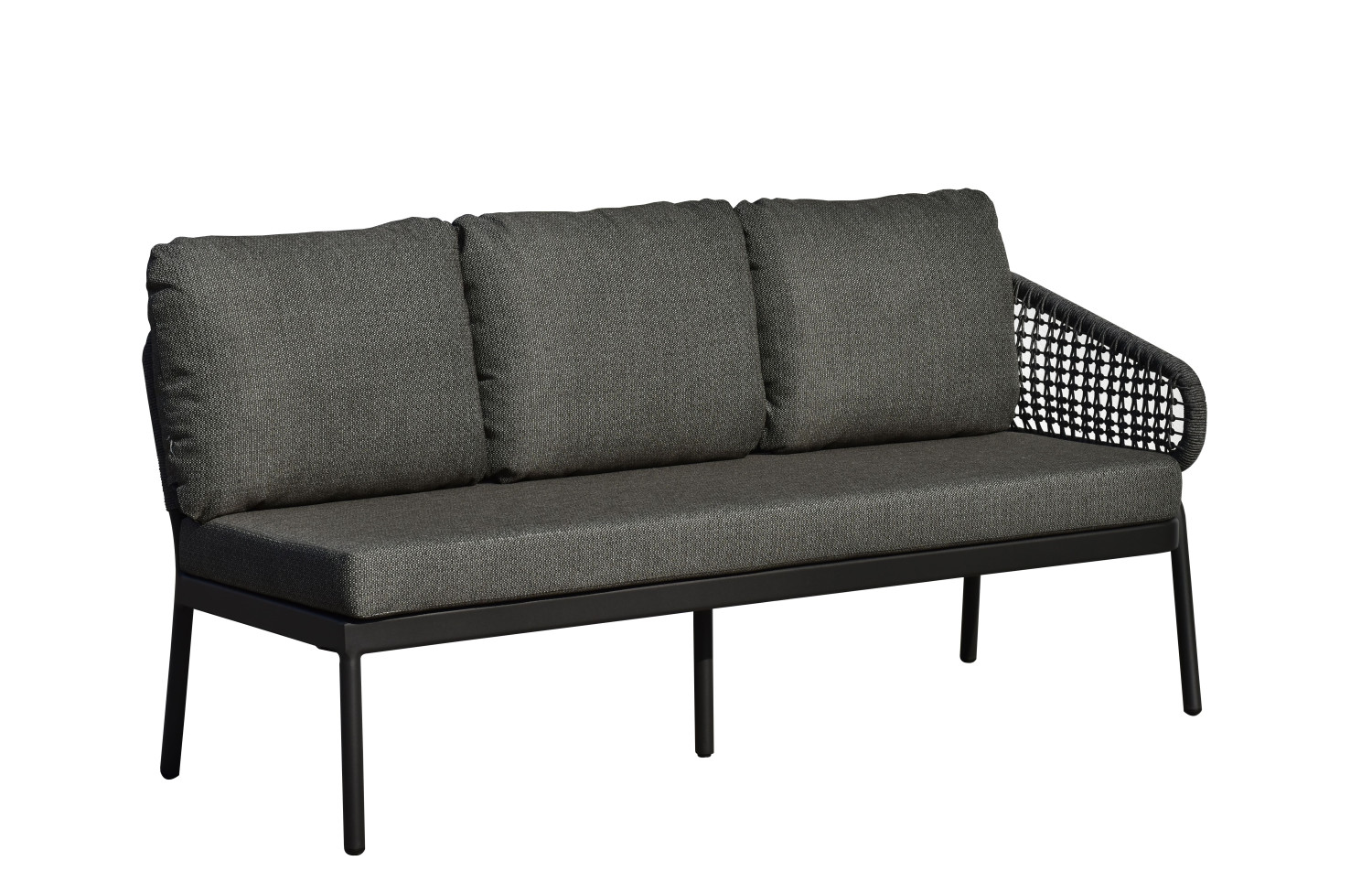 Dining corner set LEFT (with cushions) SKANDI SK 38G (L) / SK 40G / ANTHRACITE