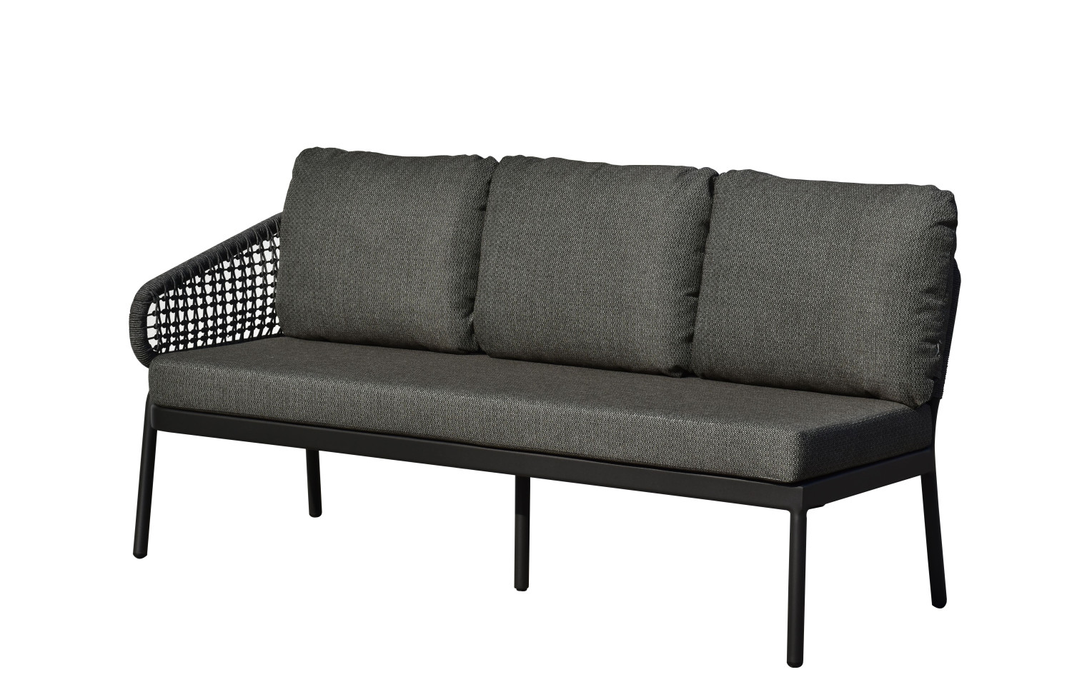 Dining corner set RIGHT (with cushions) SKANDI SK 38G (R) / SK 40G / ANTHRACITE