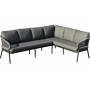 Zestaw narożny do jadalni PRAWY (z poduszkami) SKANDI SK 38G (R) / SK 40G / ANTHRACITE