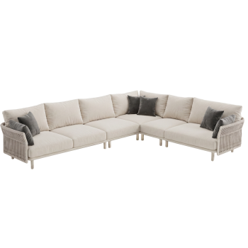 Кутовий диван (без подуш) - віриант 1 / 346*267 SKYLINE DESIGN ,TEMPO 24363