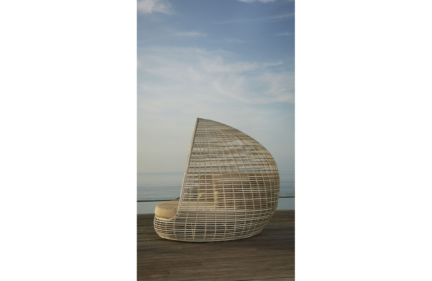 Літне ліжко 2,5*2,15 (з подушкой + 6 декоратiвних .подушок) SKYLINE DESIGN , SHADE 2973