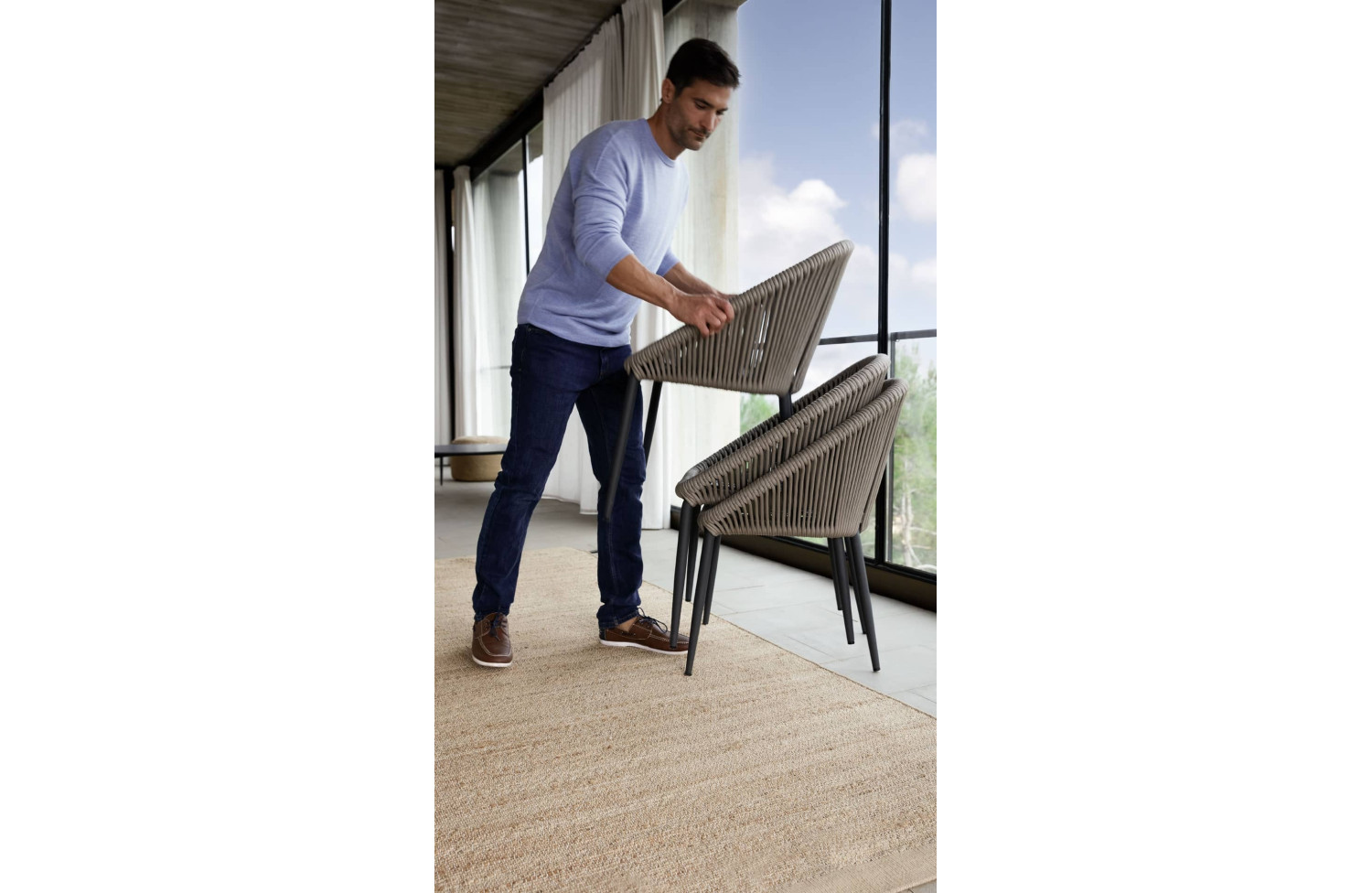 Dining armchair (without cush) SKYLINE DESIGN , RODONA 24177-B