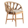Dining armchair (without cush) SKYLINE DESIGN , KRABI 24107-RN