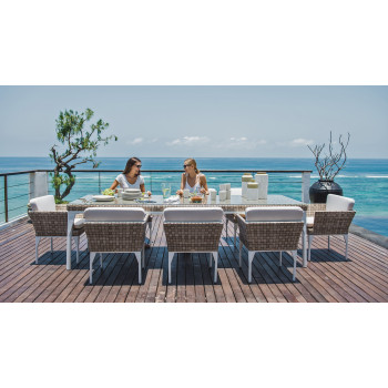 Krzesło z podłokietnikami (bez poduszki) SKYLINE DESIGN , BRAFTA 22938-SH