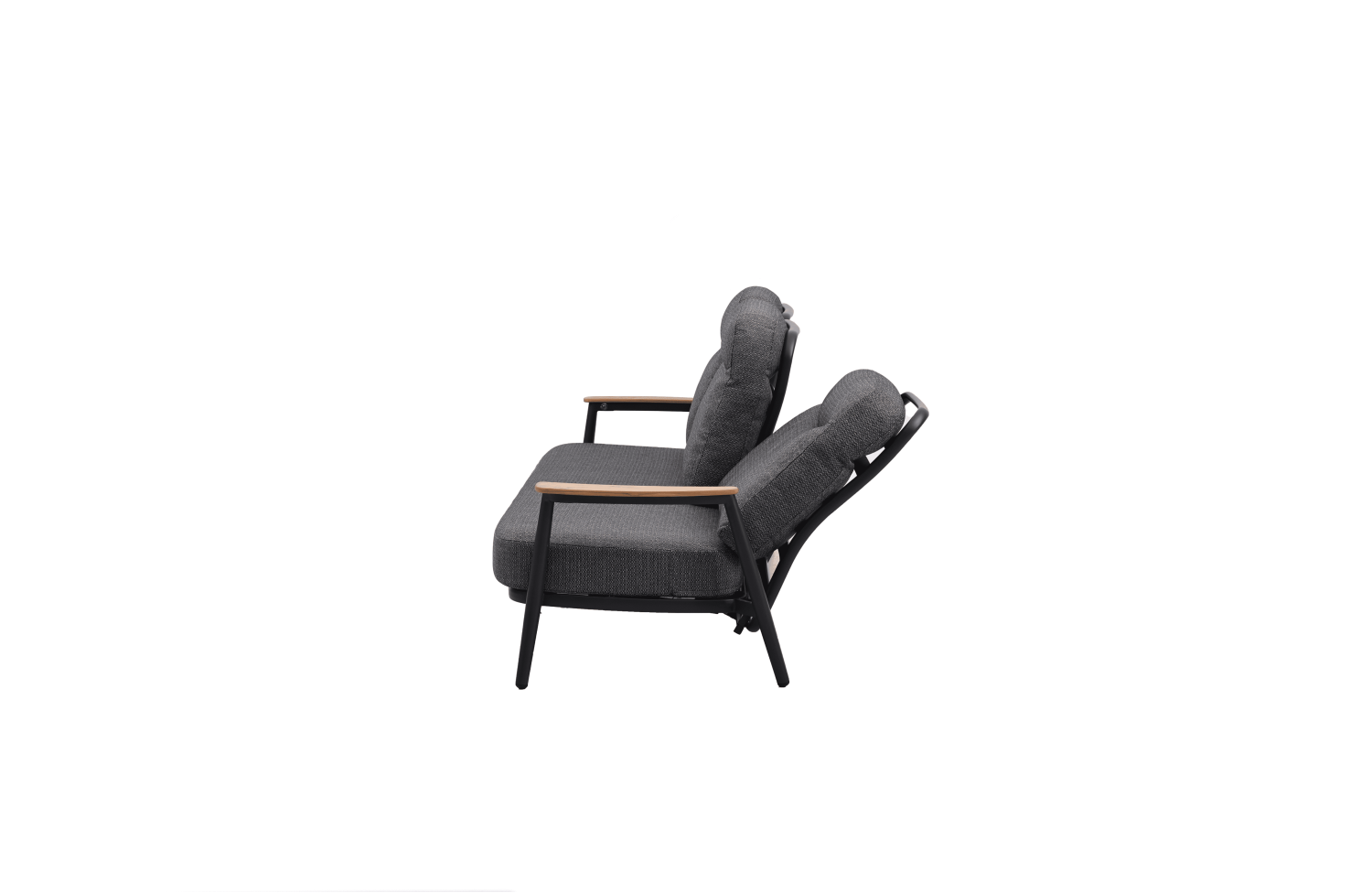 Sofa 3-osobowa ze składanym oparciem (z poduszkami) SKANDI SKY SK 48G / ANTHRACITE