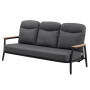 Sofa 3-osobowa ze składanym oparciem (z poduszkami) SKANDI SKY SK 48G / ANTHRACITE