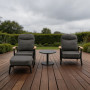 Pufa (z poduszką) SKANDI ROSE SK 53G / ANTHRACITE