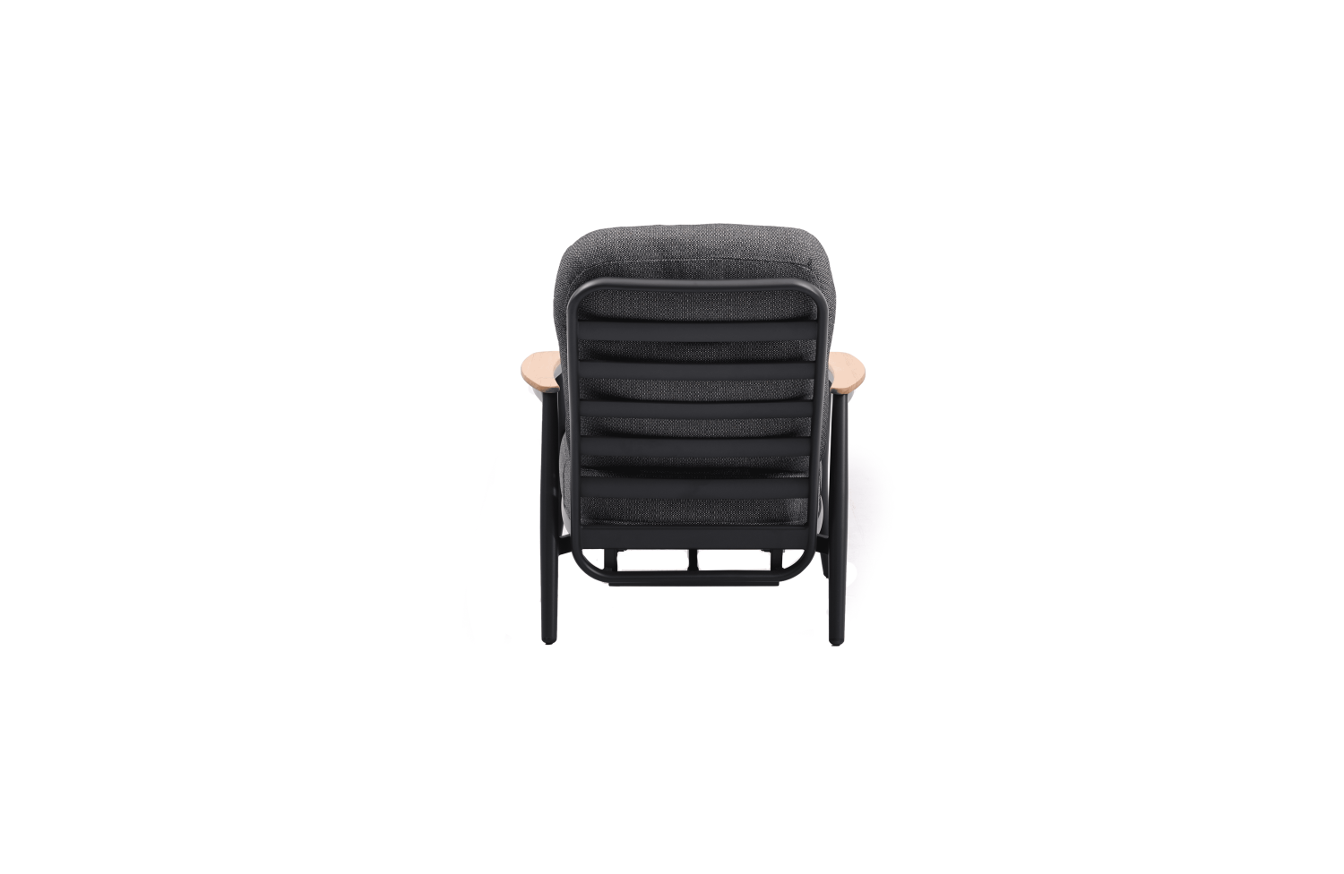 Lounge armchair with folding back (with cushions) SKANDI SKY SK 46G / ANTHRACITE