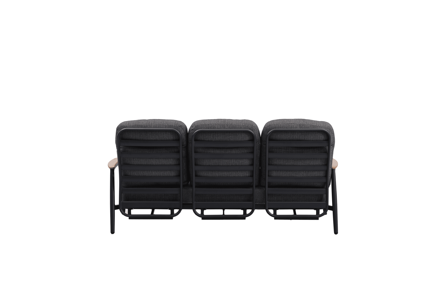 3-seater sofa with folding back (with cushions) SKANDI SKY SK 48G / ANTHRACITE
