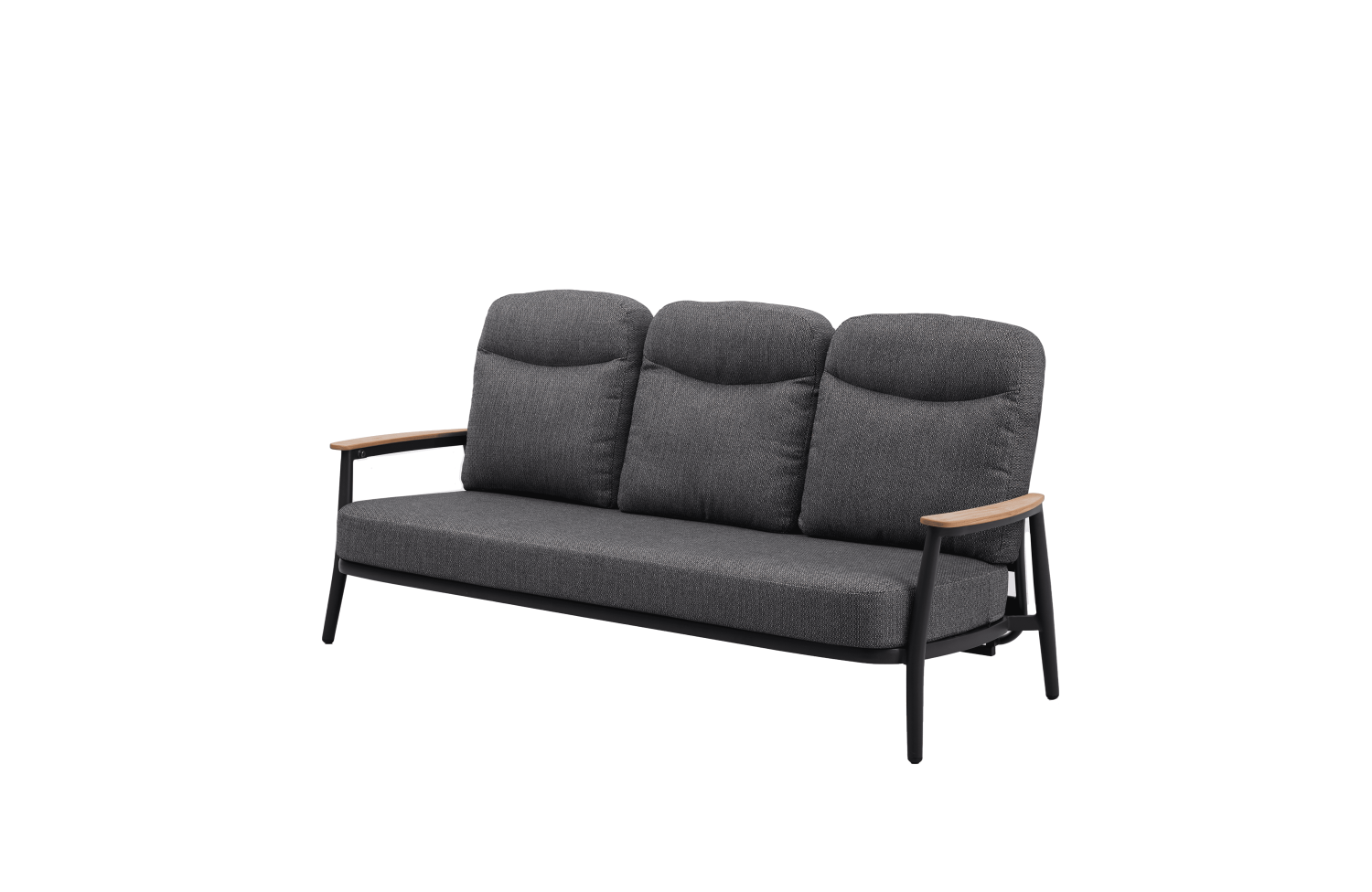 3-seater sofa with folding back (with cushions) SKANDI SKY SK 48G / ANTHRACITE
