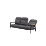 3-seater sofa with folding back (with cushions) SKANDI SKY SK 48G / ANTHRACITE