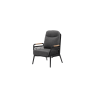 Lounge armchair with folding back (with cushions) SKANDI ROSE SK 50G / ANTHRACITE