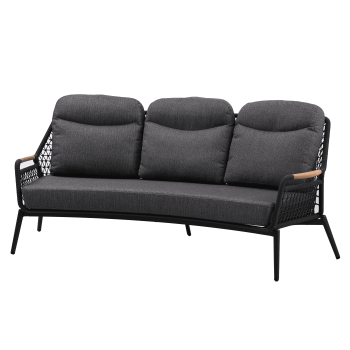 3-seater sofa with folding back (with cushions) SKANDI ROSE SK 52G / ANTHRACITE