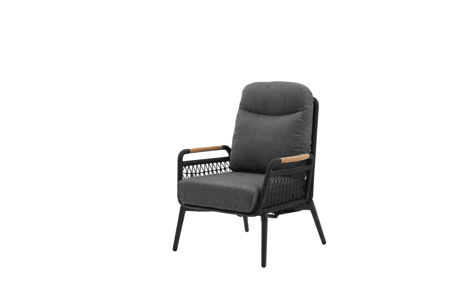 Lounge set (with cushions) SKANDI ROSE SK 52G (1 pc) SK 50G (2 pcs) SK 55G (1 pc) / ANTHRACITE