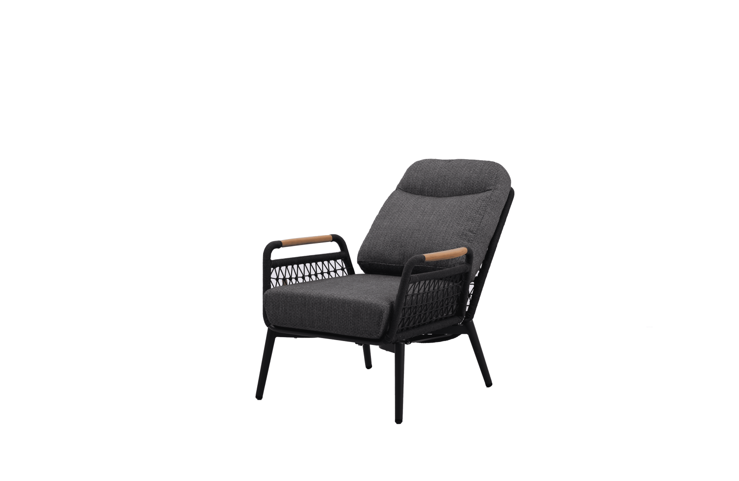Lounge set (with cushions) SKANDI ROSE SK 52G (1 pc) SK 50G (2 pcs) SK 55G (1 pc) / ANTHRACITE