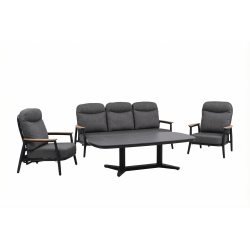 Lounge set (with cushions) SKANDI SKY SK 48G (1 pc) SK 46G (2 pcs) SK 55G (1 pc) / ANTHRACITE