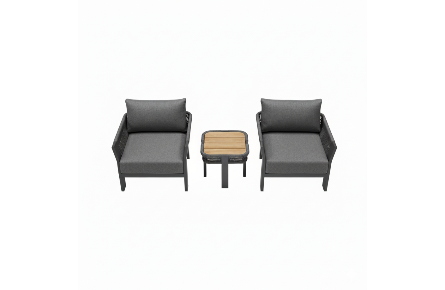 Stolik boczny 52*52 HIGOLD BORROMEO 205461 / BLACK