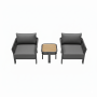 Stolik boczny 52*52 HIGOLD BORROMEO 205461 / BLACK