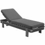 Sunlounger (with cushions) HIGOLD BORROMEO 205451 / BLACK