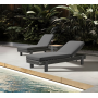 Sunlounger (with cushions) HIGOLD BORROMEO 205451 / BLACK