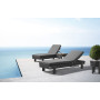 Sunlounger (with cushions) HIGOLD BORROMEO 205451 / BLACK