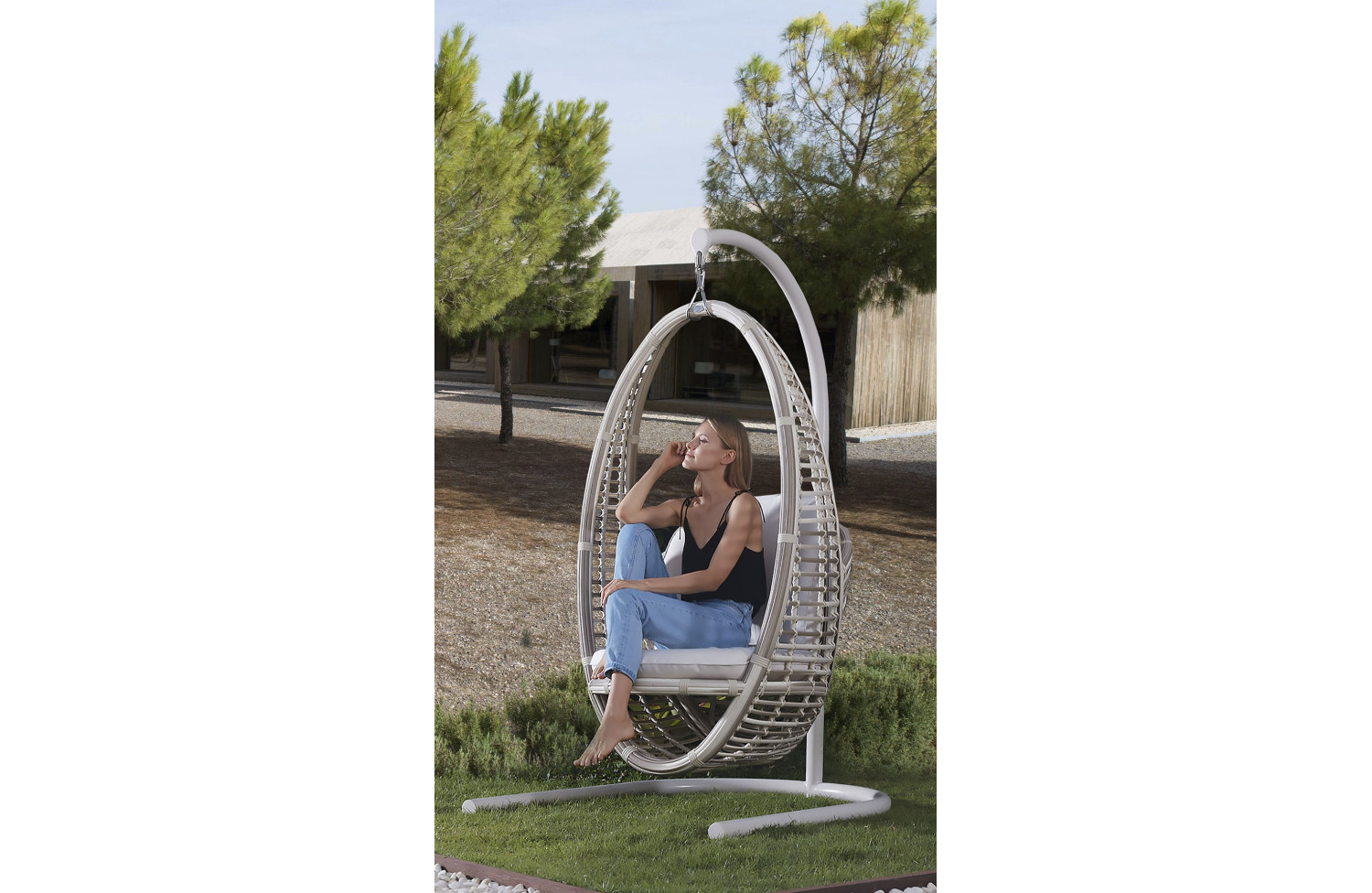 Krzeslo wiszace (bez podusz) SKYLINE DESIGN , HERI 2972-SH