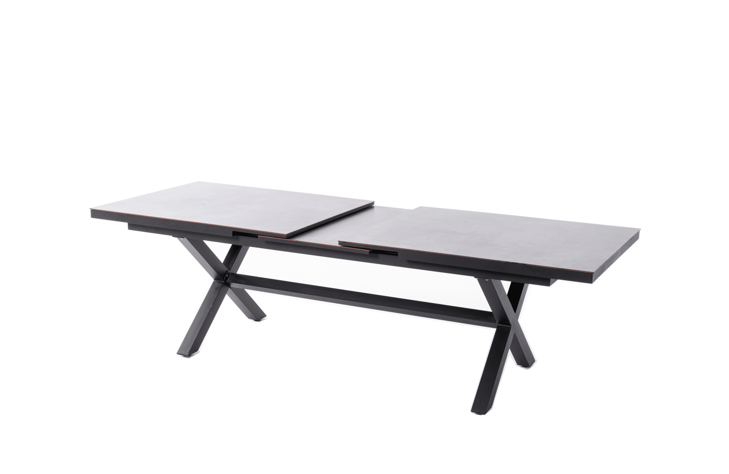 Extension Rectangular Dining Table 240-300 SUNART SUN 30G / ANT HRACITE HPL