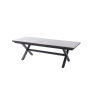 Extension Rectangular Dining Table 240-300 SUNART SUN 30G / ANT HRACITE HPL