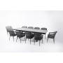 Extension Rectangular Dining Table 240-300 SUNART SUN 30G / ANT HRACITE HPL