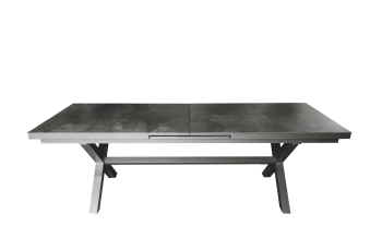Extension Rectangular Dining Table 240-300 SUNART SUN 30G / ANT HRACITE HPL