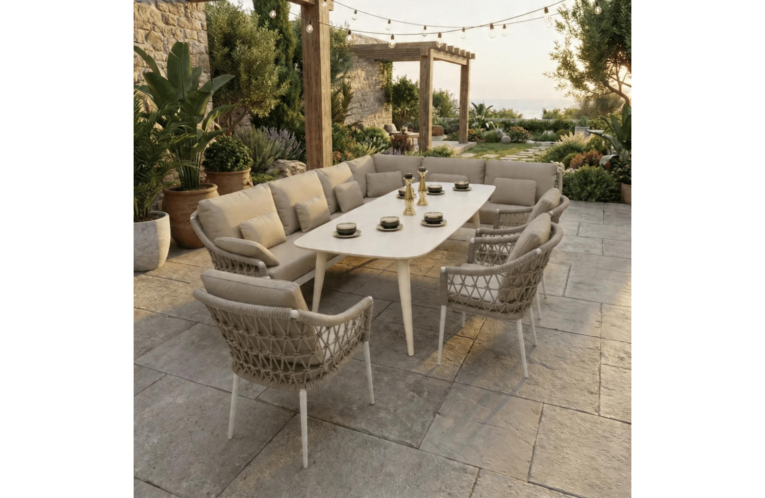 Stół do jadalni 180 (LOUNGE) / SUNART SUN 79T / TAUPE