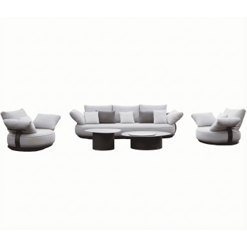 Комплект для відпочинку (з подушками) HIGOLD CALLA 207020 (20702001 (2 pcs) / 20702201 (1 pc) / 20704001 (1 pc) / 20704002 (1 pc)) / TAUPE