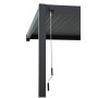 IMPERADOR ПЕРГОЛА DELUX 3,0 х 4.0 (без бічн) / ANTHRACITE / ANTHRACITE