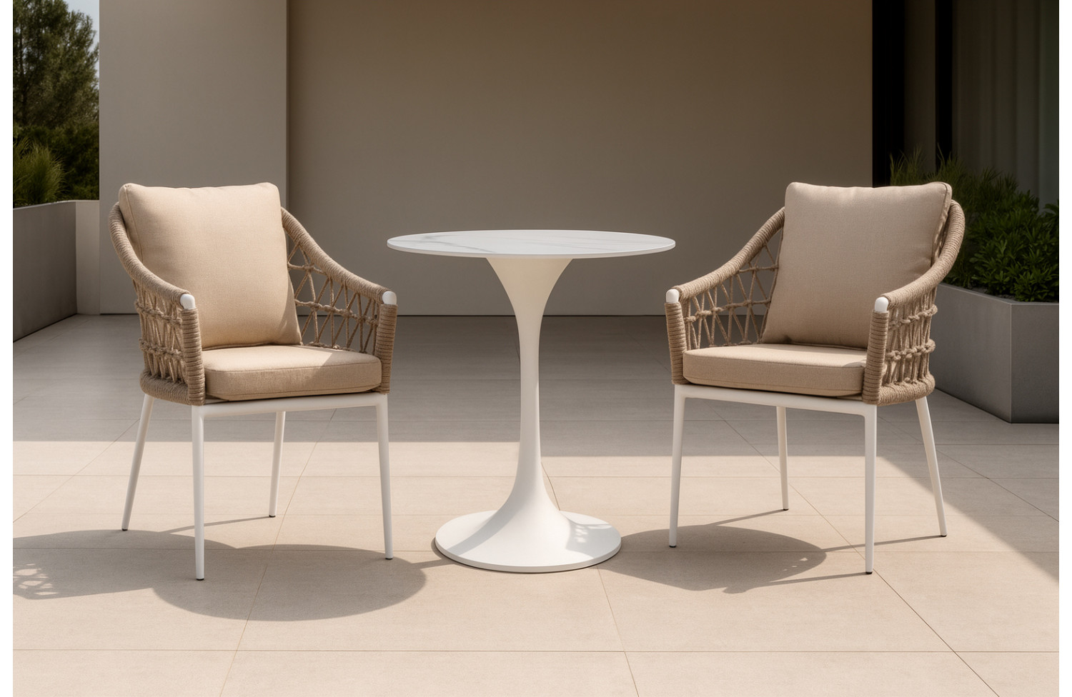 Round dining table d.70 SUNART SUN 82Т / TAUPE