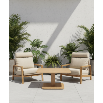 Stolik Kawowy 59*59 SUNART NATURAL SUN 59N