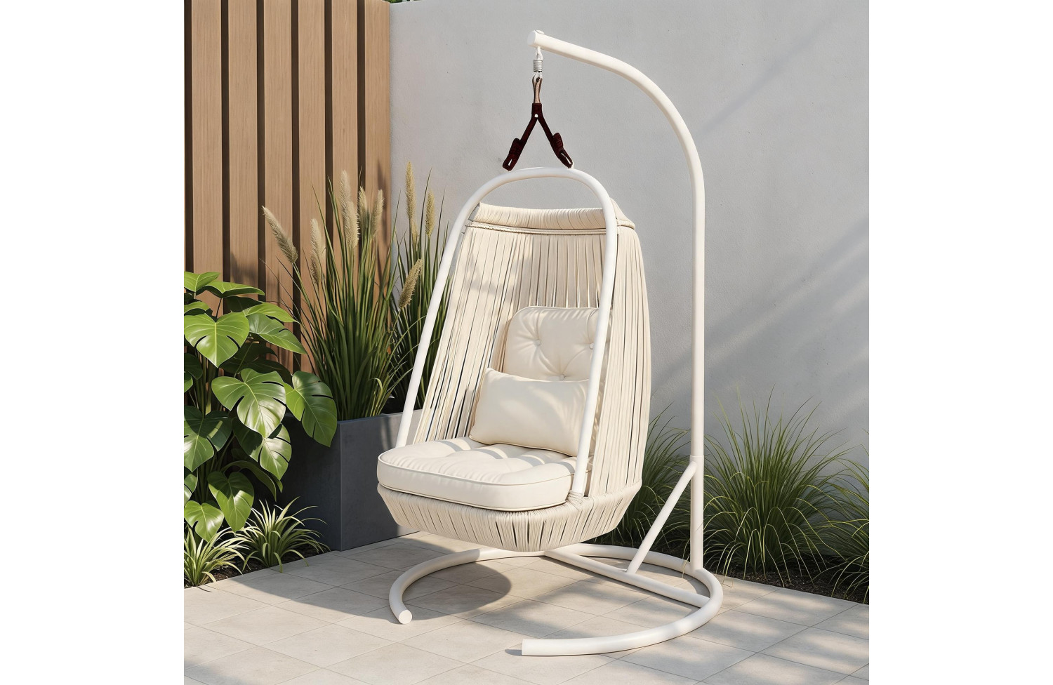 Hanging swing (with pillows) SUNART SUN 84W / WHITE