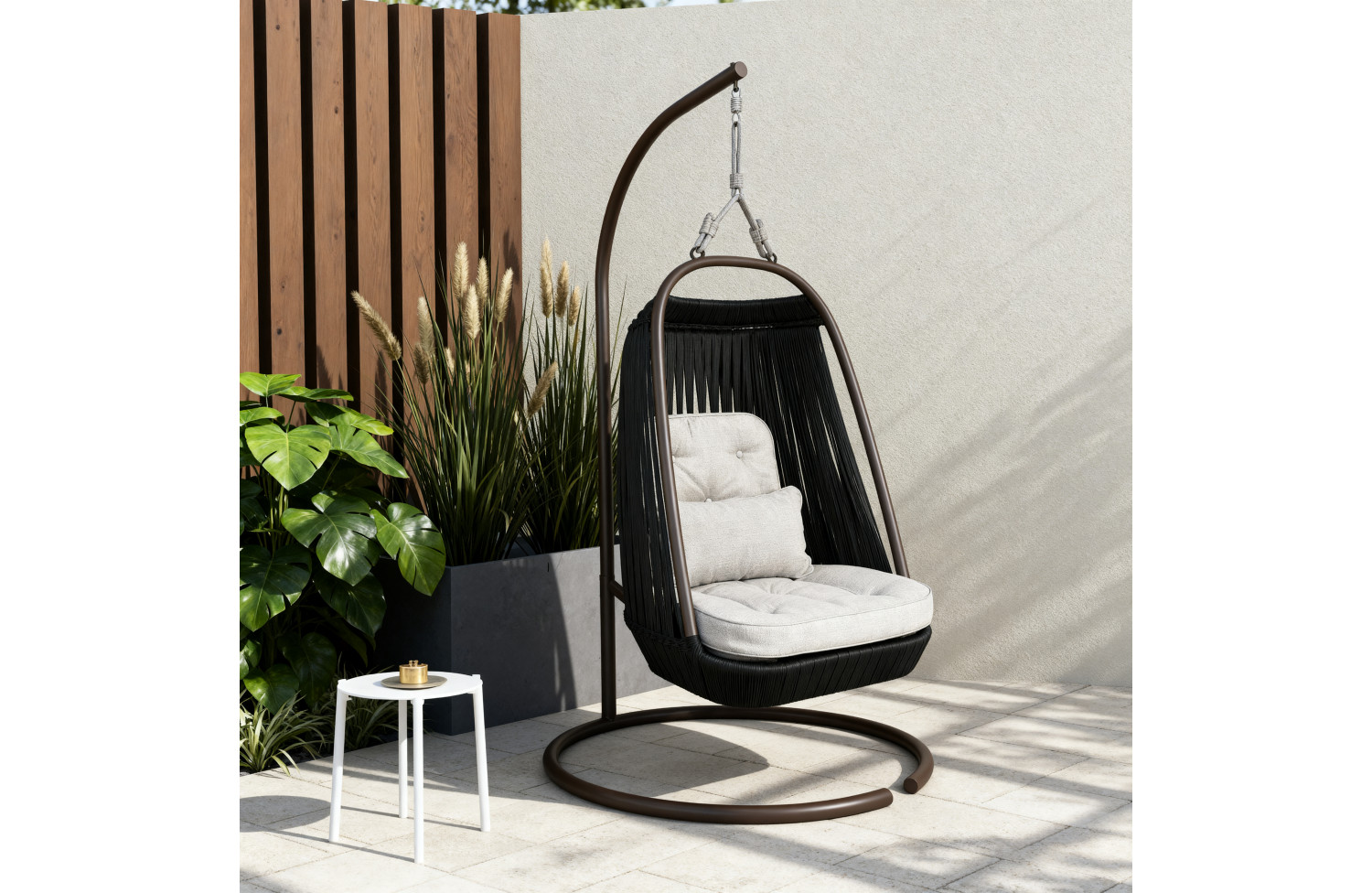 Hanging swing (with pillows) SUNART SUN 84 B / BROWN
