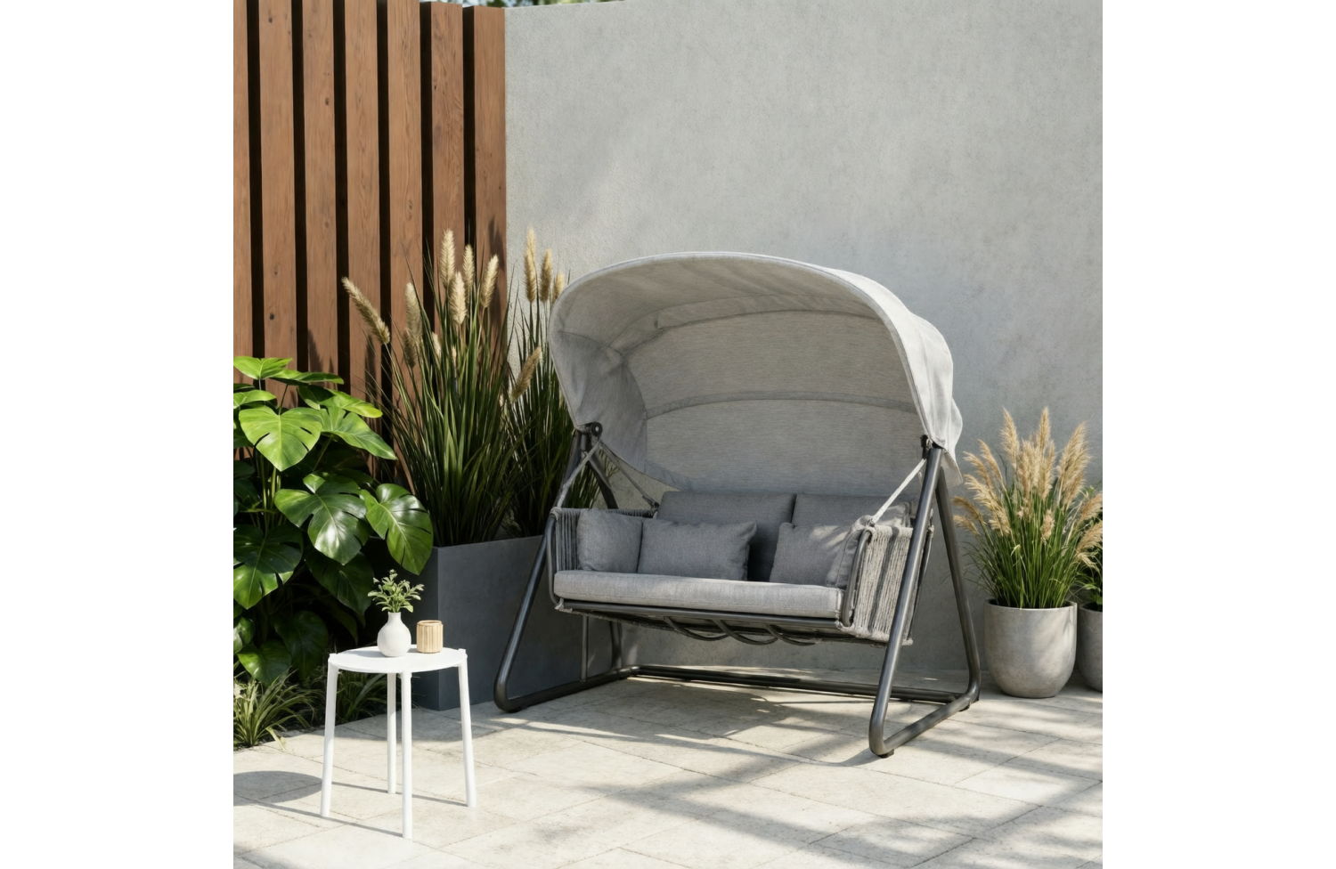 Гойдалка 2-місна (з подушками) SUNART SUN 16GS / ANTHRACITE
