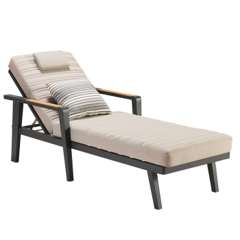 Sunlonger (with cushions) HIGOLD EMOTI 697751 / TAUPE