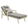 Sunlonger (with cushions) HIGOLD EMOTI 697751 / TAUPE