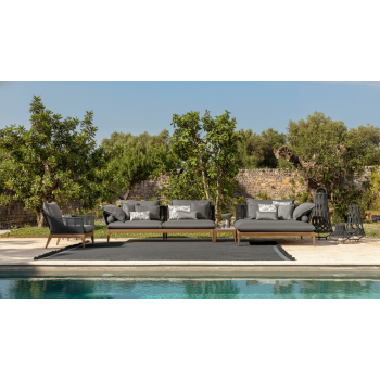 Corner set (with cushions) TALENTI CRUISE TEAK CRULDIVSX / CRULXLDX / CRULPL / CRULTC45