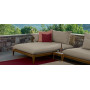 Corner set (with cushions) TALENTI CRUISE TEAK CRULDIVSX / CRULXLDX / CRULPL / CRULTC45