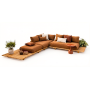 Zestaw narożny dla 5 osób (z poduszkami) CANE-LINE STICKS F55820T (3 szt) / 55820BT (7 szt) / 55820Y151 (2 szt) / 54820Y151 (1 szt) / 55820BY151(7 szt) / NATURAL