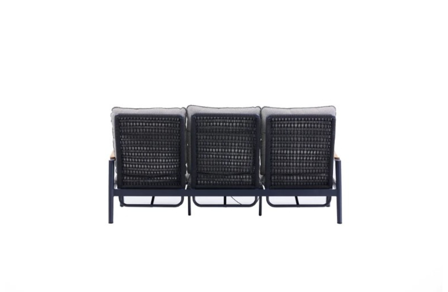 Zestaw wypoczynkowy dla 5 osób (z poduszkami) SKANDI ROPE SK 02GR (1 szt) / 03GR (2 szt) / 01G (szt) / ANTHRACITE