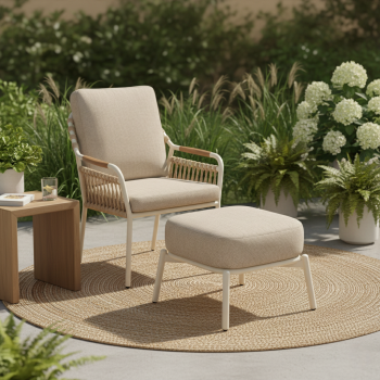 Dining armchair (with cushions) SKANDI SK 56T / TAUPE
