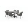 Krzesło z podłokietnikami (z poduszkami) SKANDI SK 56G / ANTHRACITE