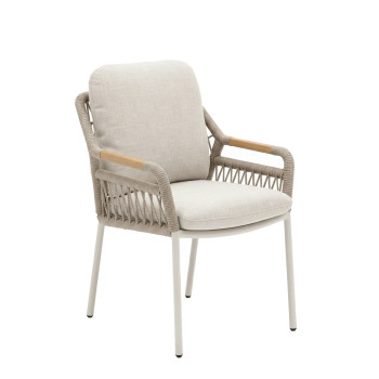 Стілець з підлокітниками (з подушками) SKANDI SK 56T / TAUPE