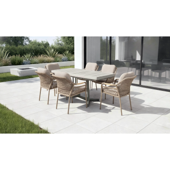 Стілець з підлокітниками (з подушками) SKANDI SK 56T / TAUPE