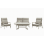 Lounge set (with cushions) SKANDI ROPE SK 06TR (1 pc) / 03TR (2 pcs) / 01T (pc) / TAUPE