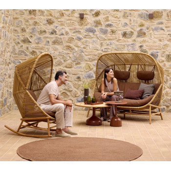 Lounge set (with cushion) CANE-LINE HIVE 55700U / F55700T / 55700Y151 / 54700U / F54700TRC / 54700Y151 / 54700NCY151 / NATURAL